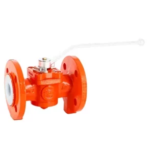 vanne a boisseau conique fonte revetue pfa x121 xomox AVF Albi