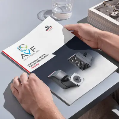 brochure entrainement integre avec conntrole vectoriel serie DRVI Camozzi AVF Albi