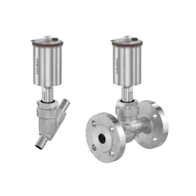 vanne a clapet a commande pneumatique S40 Gemu AVF Albi